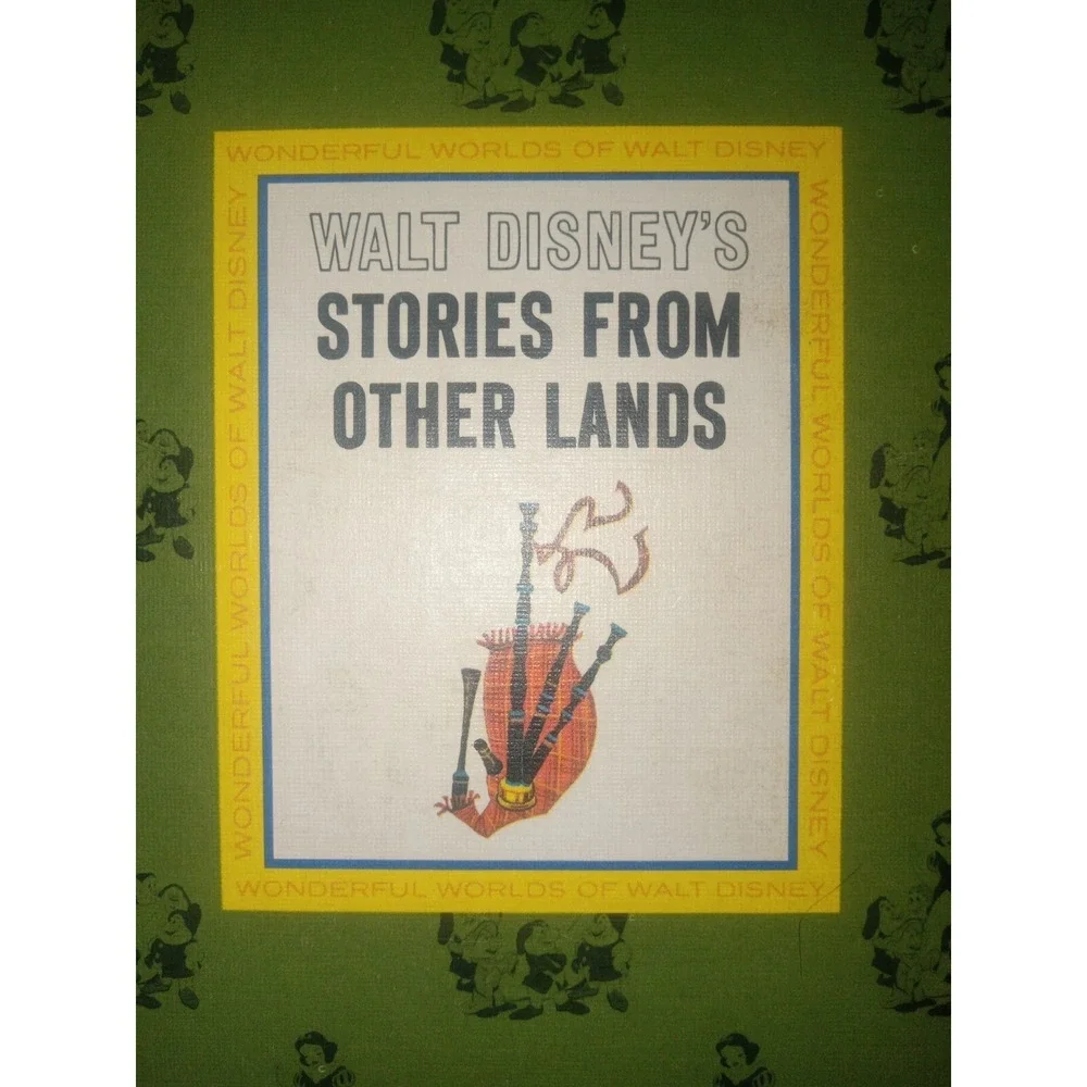 Vintage Walt Disney's Stories‎ From Other Lands Childrens Book Hardcover HC 1965